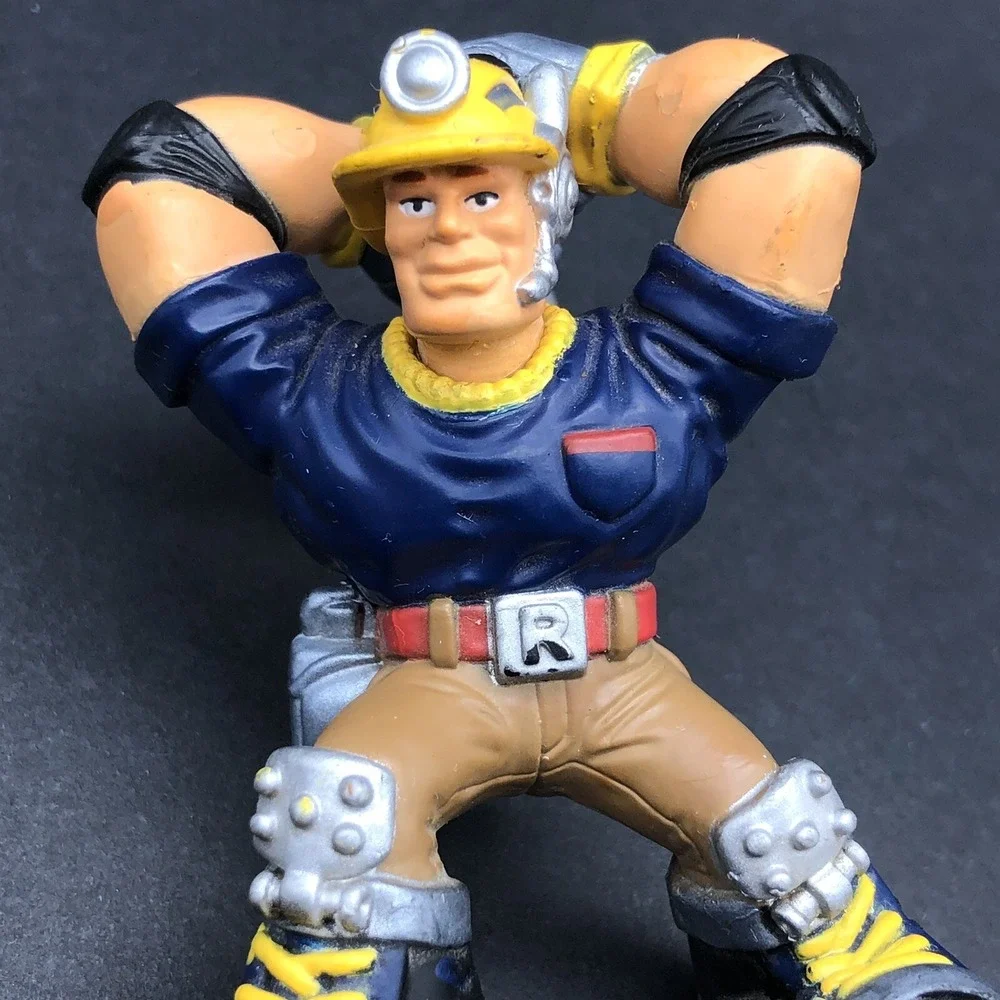 Fisher Price Rescue Heroes Jack Hammer G2884 Construction Figure 2003 2-5/8